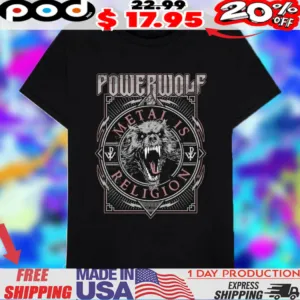 Powerwolf Holy Metal Mass At Rock Am Ring 2025 On June 8th 2025 Horror Shirt