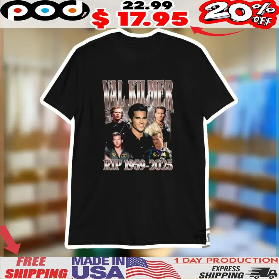 Rip Val Kilmer Vintage Thank You For The Memories Val Kilmer Shirt