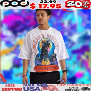 Roku Studio Beast Mode Dog Moon Collage Shirt