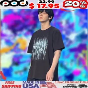 SOOBIN wearing this is never that shirt