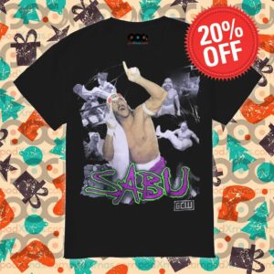 Sabu Wrestling Legend Vintage Bootleg Style Shirt