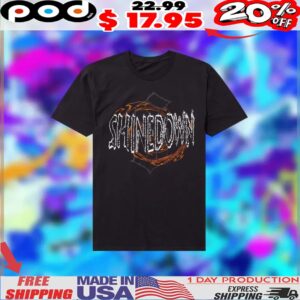 Shinedown Swirl Logo Shirt