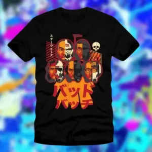 Star Wars The Bad Batch Anime Poster Art Japanese Retro Style Shirt