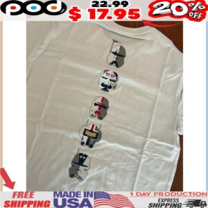 Star Wars The Bad Batch Clone Force 99 Helmets 2025 Shirt
