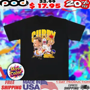 Steph Curry Golden State Warriors player signtature collage vintage shirt