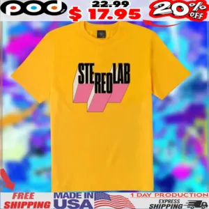 Stereolab Instant Holograms On Metal Film Logo shirt