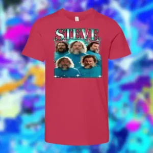Steve In Minecraft Movie Vintage Bootleg Style Shirt