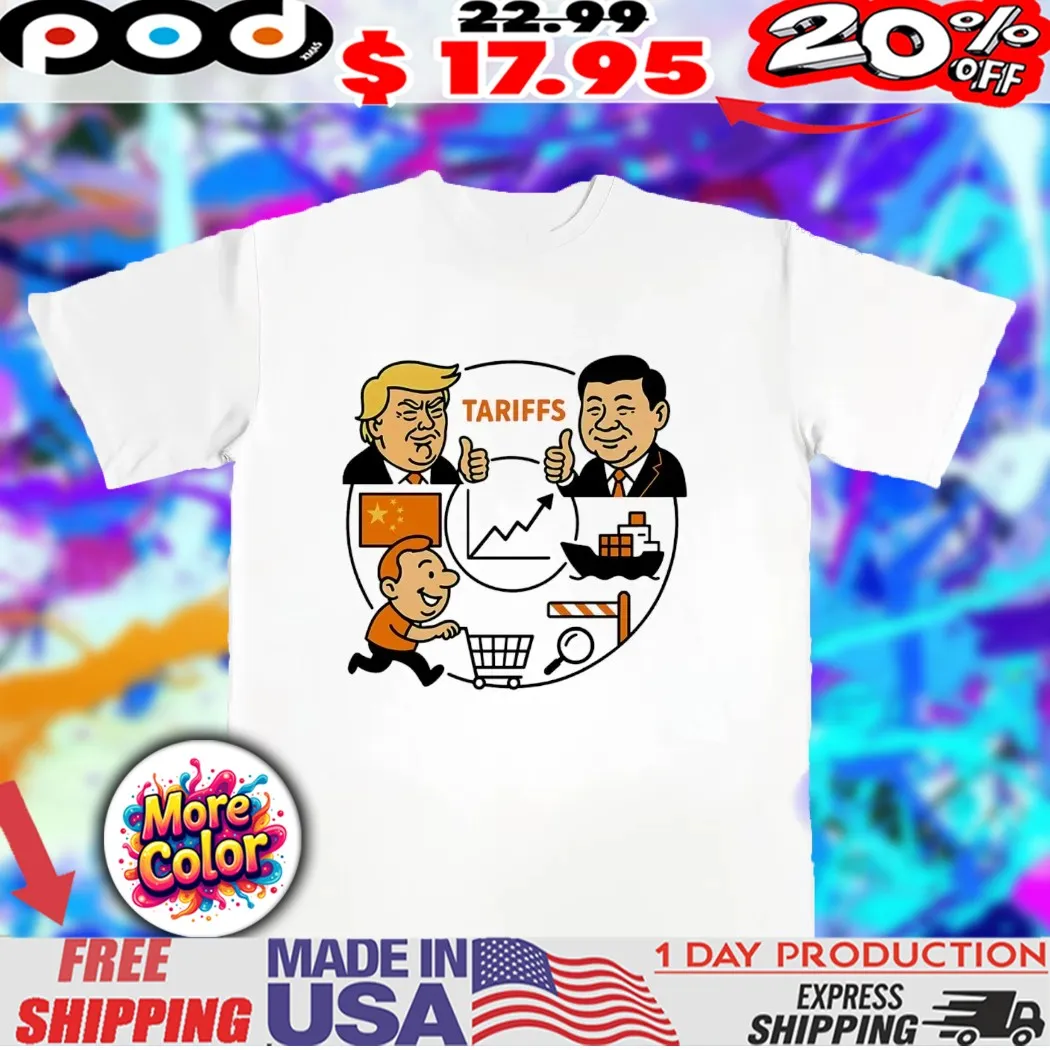 Tariffs USA vs China meme 2025 shirt