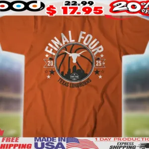 Texas Longhorn Basketball 2025 NCAA Women’s Basketball Tournament March Madness Final Four Shirt