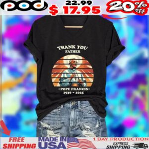 Thank You Father Pope Francis 1936-2025 Vintage Shirt