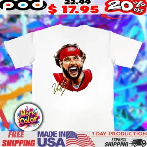 The Bear San Francisco 49ers portrait signature shirt