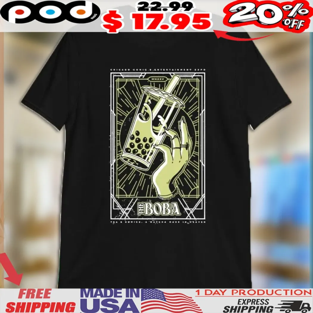The Boba Milk Tea Tarot Card Shirt