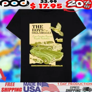 The Boys From Oklahoma Stillwater OK 2025 Boone Pickens Stadium On April 13th Cross Canadian Ragweed Turnpike Troubadours Vintage Shirt