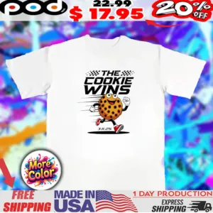 The Cookie Wins 3 11 25 baseball shirt