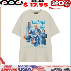The Fantastic Four First Steps Joseph Quinn, Pedro Pascal, Vanessa Kirby, And Ebon Moss-bachrach Shirt