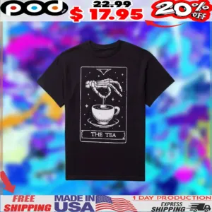 The Tea Tarot Card Metacarpal Bone Shirt