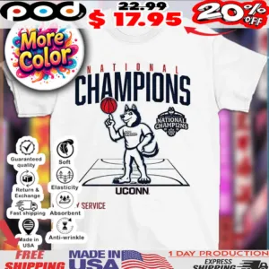 UConn Women’s Basketball 2025 NCAA Champions Mascot shirt