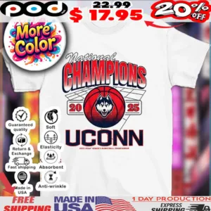 UConn Women’s Basketball 2025 NCAA Women’s Basketball Championship Mascot shirt