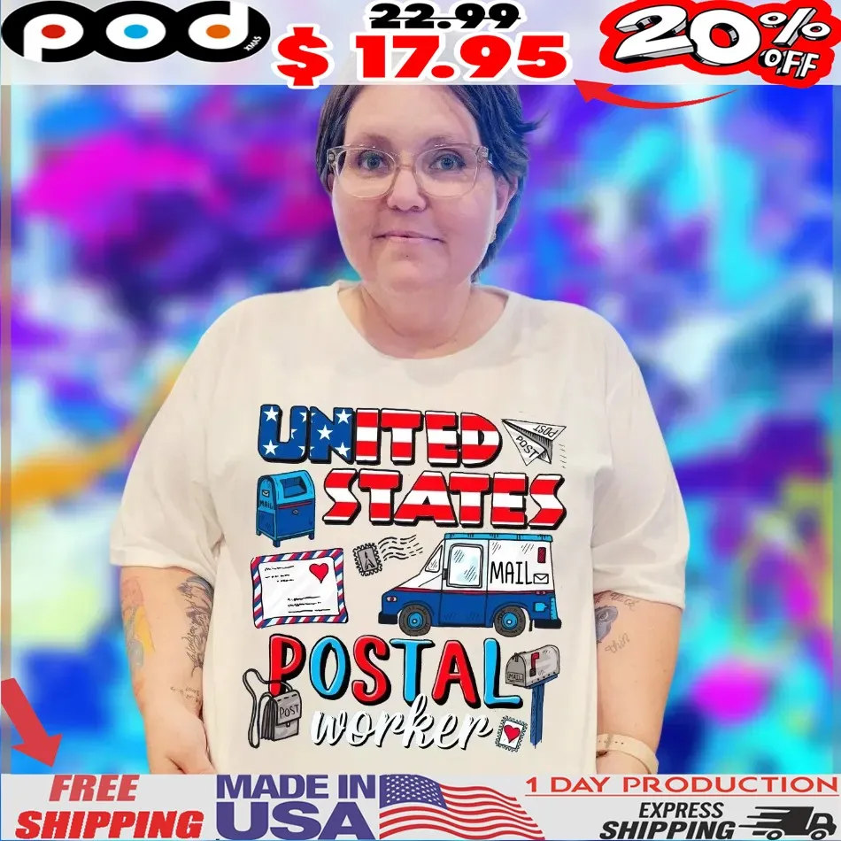 United States Postal Worker Collage 2025 Shirt