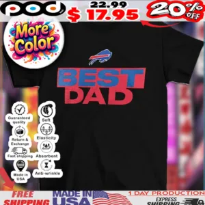 Vintage Buffalo Bills Nfl Football Best Dad Shirt