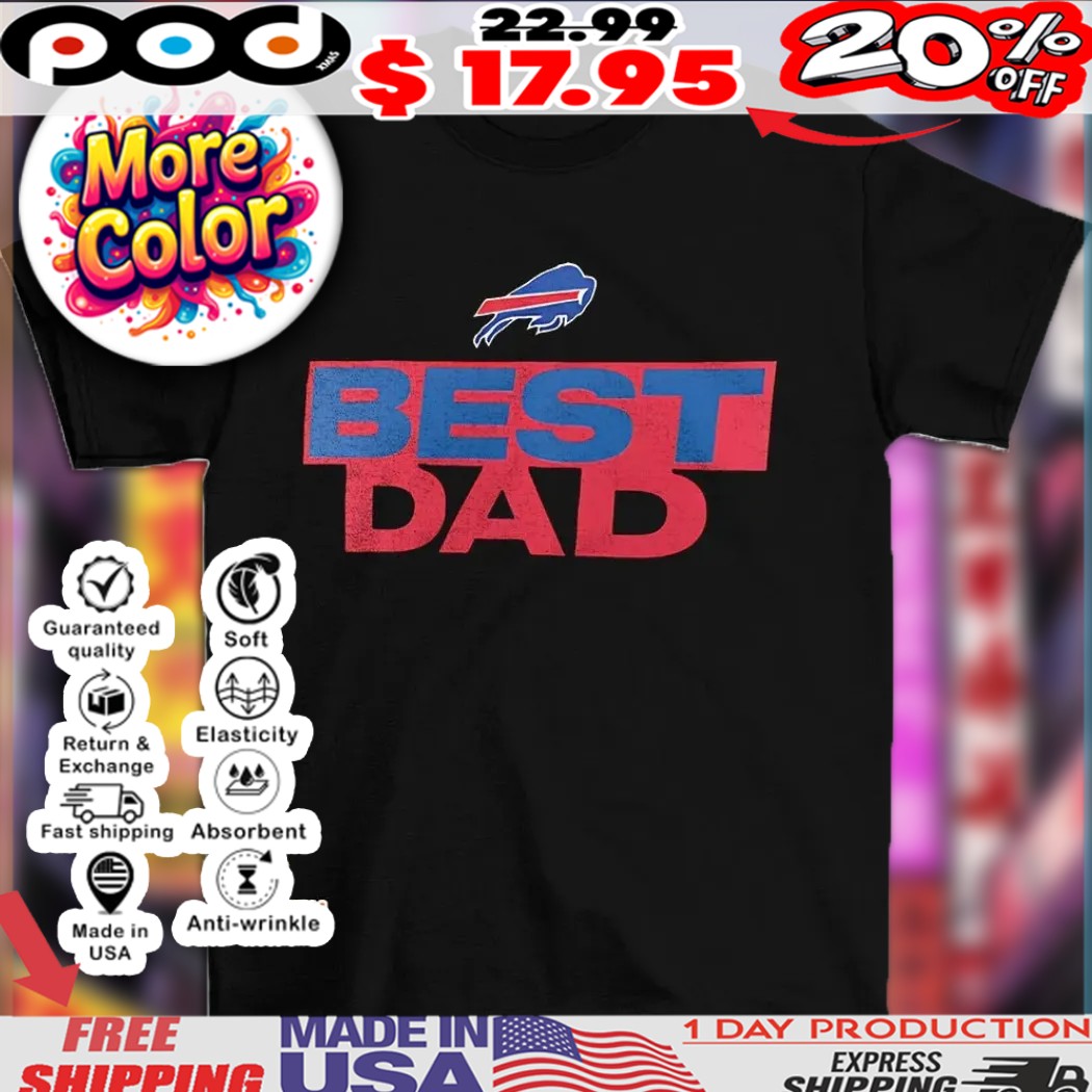 Vintage Buffalo Bills Nfl Football Best Dad Shirt