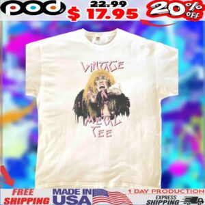 Vintage Metal Tee Twisted Sister Dee 70s 80s Band White Funny Shirt