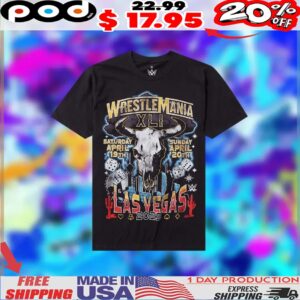 WWE Wrestlemania XLI Las Vegas 2025 Shirt