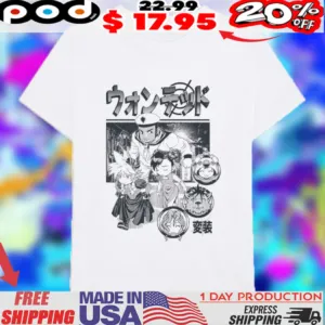 Wanted Fashion Criminals Japan Anime Shirt