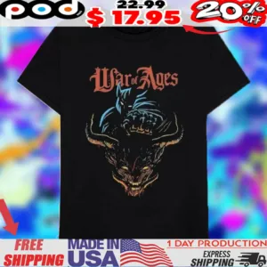 War Of Ages Prepare Your Hearts For War Alpha Cover Horror Shirt