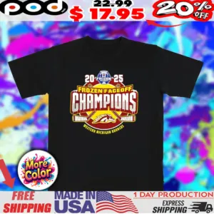 Western Michigan Broncos Men’s Ice 2025 NCAA Division I National Champions shirt