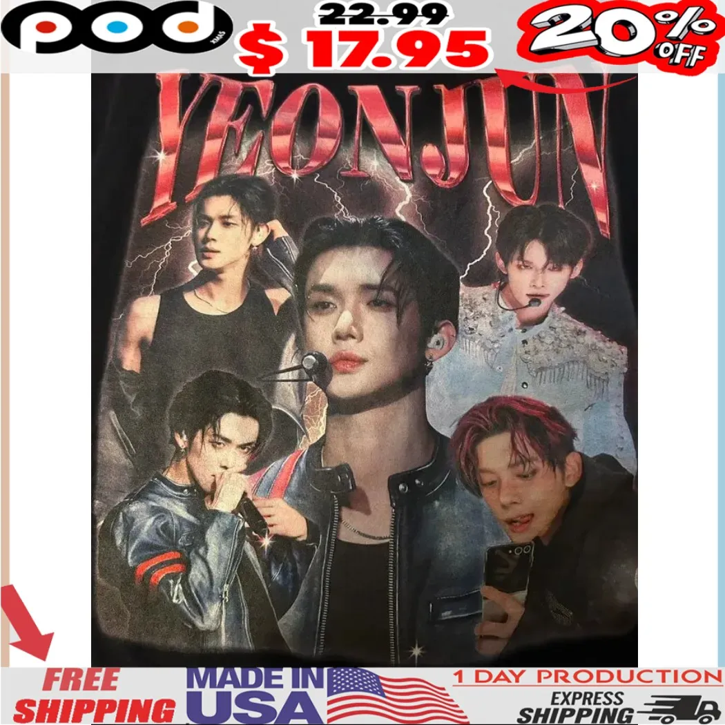 Yeonjun Vintage Bootleg Style 2025 Shirt