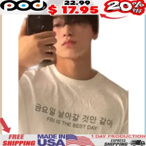 Yunho wear Fri Is The Best Day ATEEZ Shirt