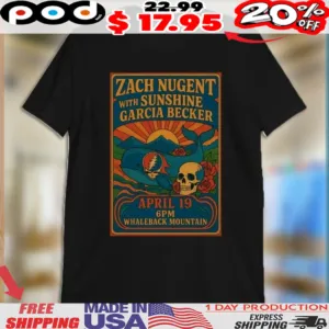 Zach Nugent With Sunshine Garcia Becker At Whaleback Mountain On Apr 19 2025 Shirt