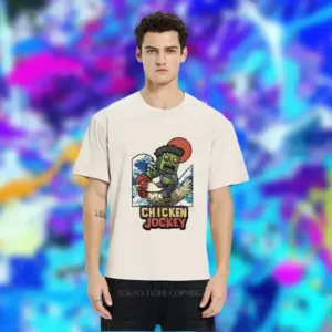 Zombie Riding A Chicken Jockey Japanese Shirt