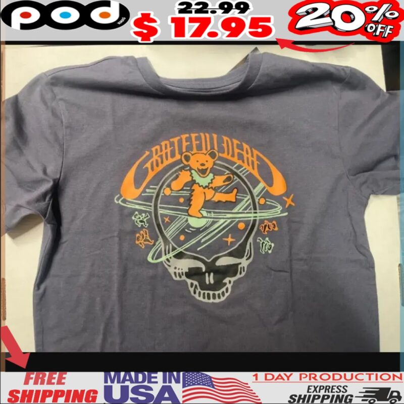 Grateful Dead Dancing Bears Jigsaw Puzzle Skull Shirt