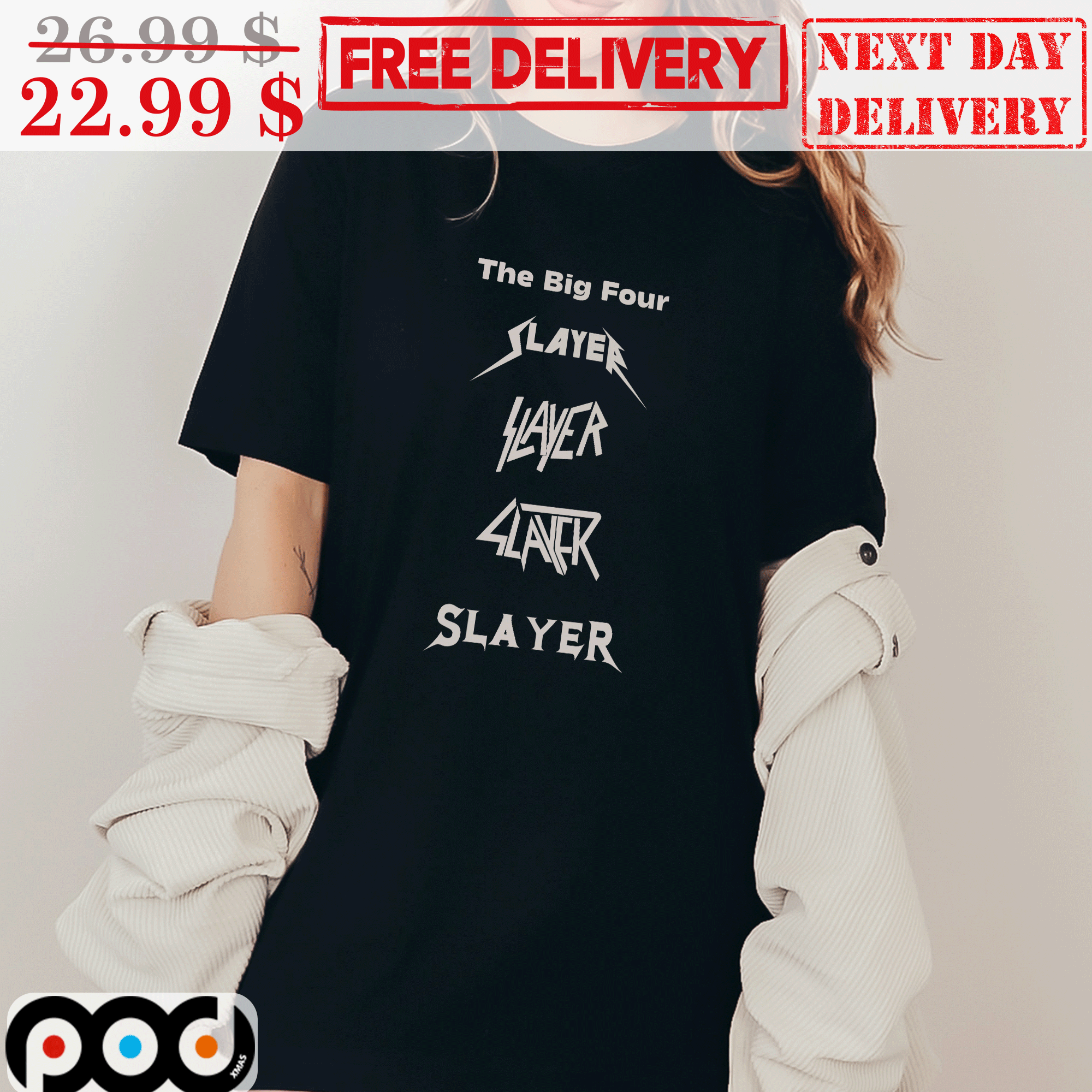 The Big Four P layer Slayer shirt
