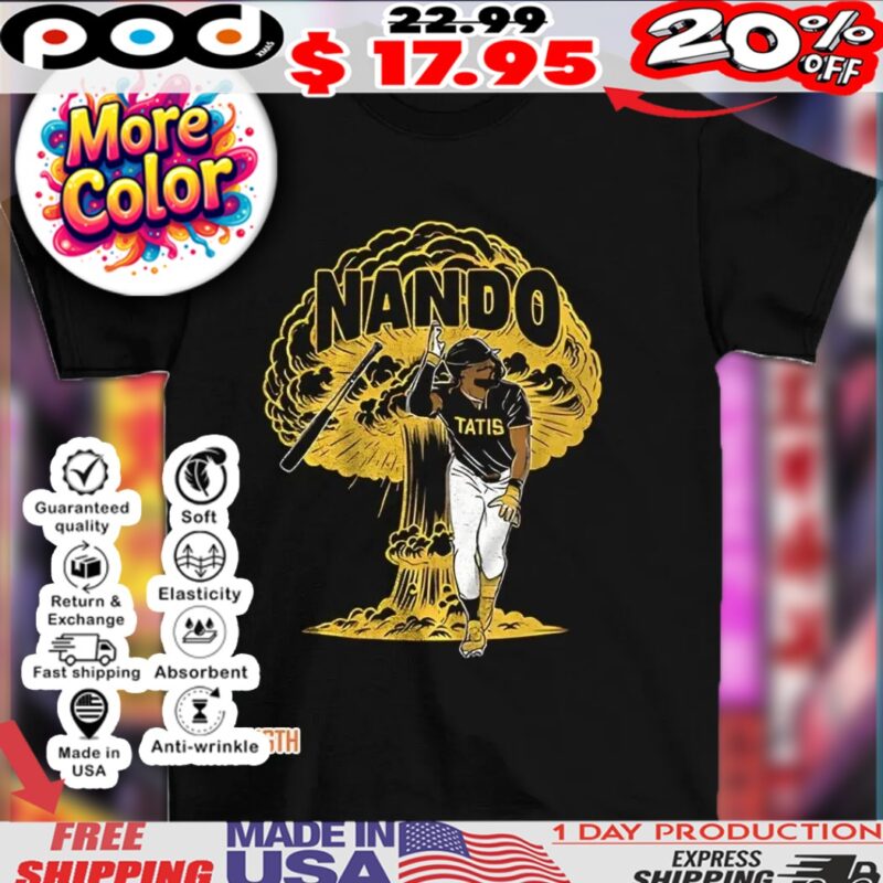 Fernando Tatis Jr San Diego Padres nuked by Nando shirt
