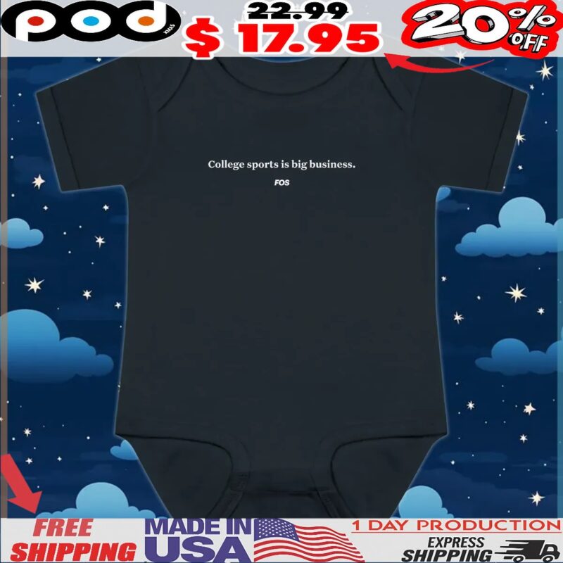 Front Office Sports College Sports Is Big Business T Shirt Front Office Sports College Sports Is Big Business T Shirt