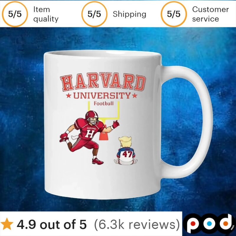 Harvard University football Trump t shirt