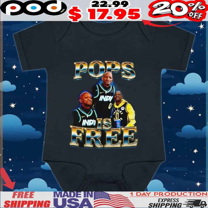 John Haliburton Indiana Pacers pops is free t shirt