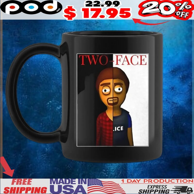 Benji Coleman two face t shirt