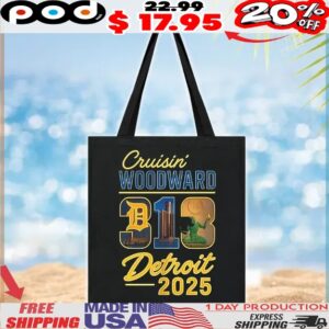 313 Cruisin’ Woodward Detroit M1 2025 T Shirt