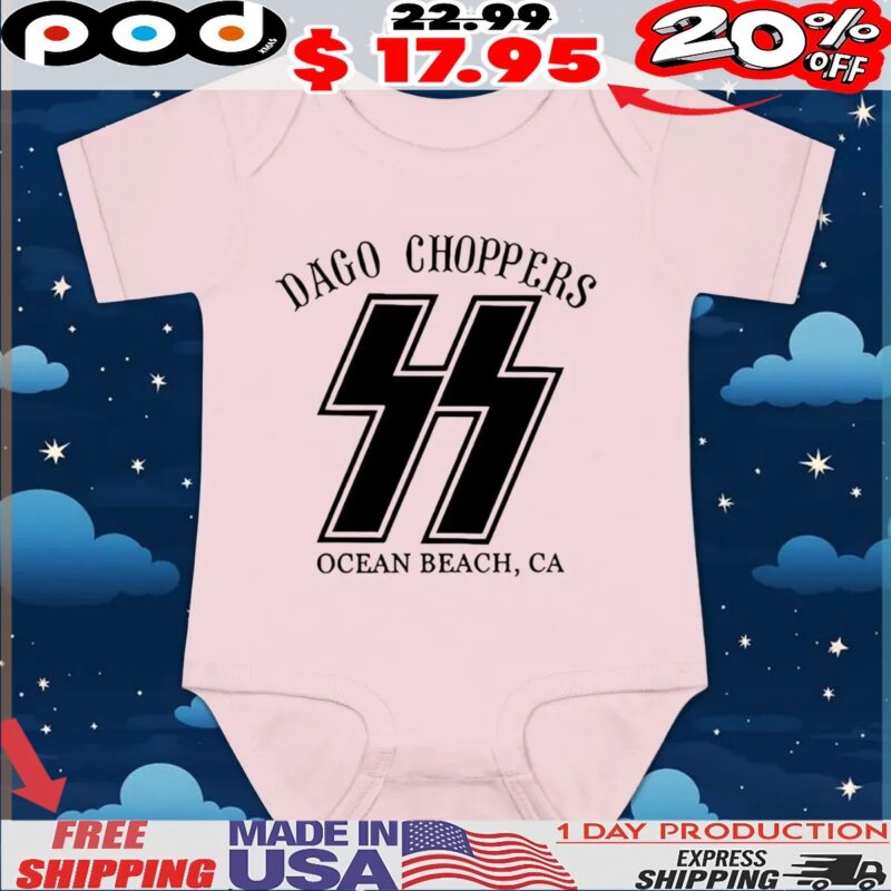 Dago Choppers Ocean Beach CA t shirt