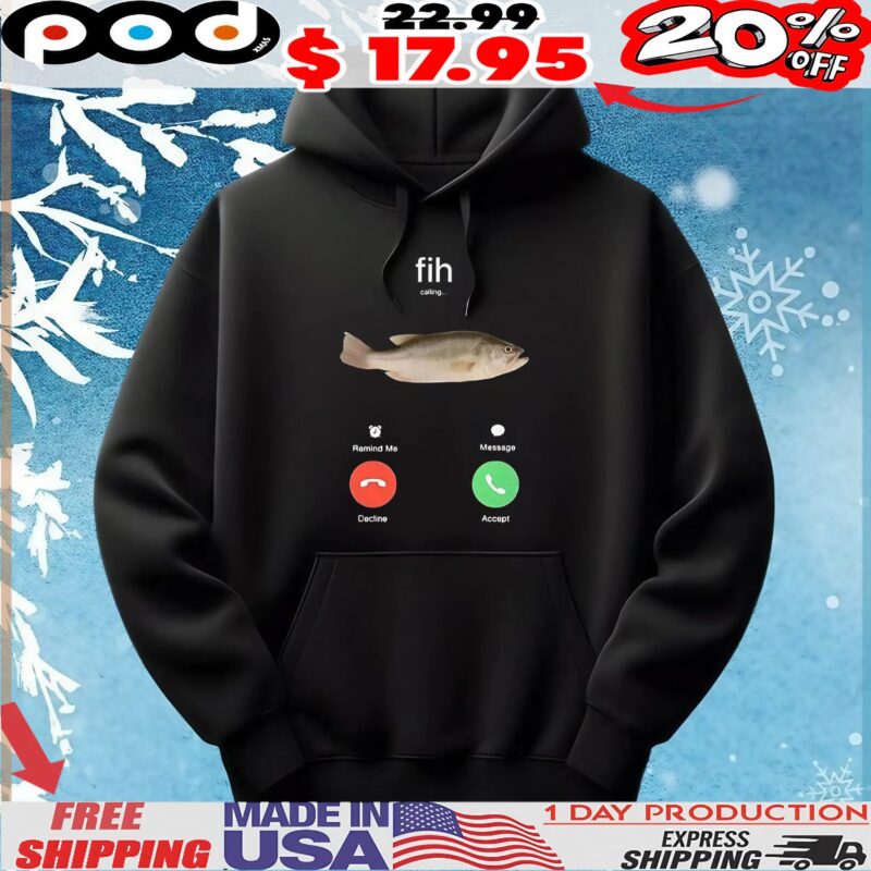 Fih phone calling t shirt