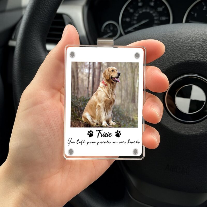 il_fullxfull.6903671393_80ih Custom Pet Photo Memorial Father Day Car Visor Clip