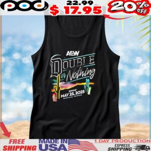 AEW Double or Nothing may 25 2025 t shirt