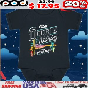 AEW Double or Nothing may 25 2025 t shirt