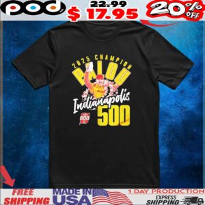 Alex Palou 2025 Indianapolis 500 Champion t shirt