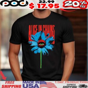 Alice In Chains Blue Eye Flower Shirt