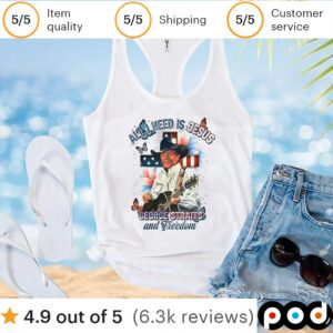 All I need is Jesus George Straits and freedom t shirt